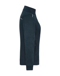 Dunkelblaue Fleece Jacke Damen